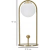 Bigbuy Home GLAMY ARC stalinis šviestuvas, 47 cm