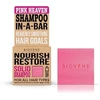 Biovene Rožinė Heaven Hair Šampūnas Bar maitininantis, 40 g