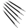 BitFenix Alchemy 2.0 PSU Cable, 5x 20cm – juodos spalvos