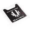 BitFenix aliuminio logotipas Prodigy (M) korpusui – sidabro spalvos