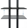 Dna Professional DNA TV STAND grindų stovas juoda plieno rankena