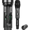 DNA Professional UMA VOCAL SET - dvigubas belaidis rinkinys (2 x rankiniai mikrofonai + imtuvas su mikrofono įkrovimo stotele)