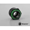 Bitspower tiesus jungtis G1/4 colio AG ant 11/8 mm – matinės juodos spalvos