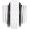 Bitspower Adapteris tiesus G1/4 col. AG į G1/4 col. AG – baltas