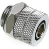 Bitspower tiesus G1/4 colio AG ant 10/8 mm – II jungtis, blizgios sidabrinės spalvos