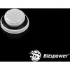 Bitspower sandarinimo kamštis G1/4 colio AG – plokščias, baltas