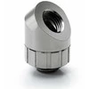 Bitspower Artemis 45 Degree Fitting – rotatable, platinum pilkas