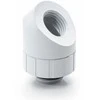 Bitspower Artemis 45 Degree Fitting – rotatable, arctic baltas