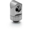 Bitspower Artemis 90 Degree Fitting – rotatable, platinum pilkas
