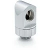Bitspower Artemis 90 Degree Fitting – rotatable, sandblasted sidabrinis
