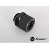 Bitspower tiesus jungtis G1/4 colio AG ant 11/8 mm – matinės juodos spalvos