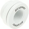 „Bitspower“ korpuso perėjimo jungtis, tiesi, G1/4 colio lizdas į G1/4 colio lizdą – „Baltas“