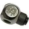 Bitspower Adapteris Q-Splitter G1/4 inch Male to 3x G1/4 inch Female – rotatable, glossy juodas