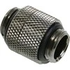 Bitspower Adapteris straight G1/4 inch female to G1/4 inch female – rotary, glossy juodas