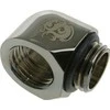 Bitspower Adapteris 90 Grad G1/4 col. AG for G1/4 col. IG – juodas glossy