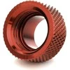 Bitspower adapteris G1/4 colio kištukinis į G1/4 colių lizdas – raudonas