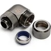 Bitspower Advanced Multi-Link Adapteris Connection 90 Degrees G1/4 Inch Female Thread to 14mm Outer Diameter Hardtube – Rotatable.