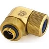 „Bitspower Advanced Multi-Link“ adapteris, 90 laipsnių G1/4 colio BSP ir 14 mm išorinio skersmens kietojo vamzdžio jungtis, pasukama.