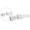 Bitspower Artemis Anschluss gerade G1/4 col. AG auf 16/10mm, drehbar – Arctic baltas