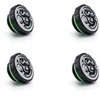 Bitspower Artemis Stop Fitting G1/4 Inch, 4-Pack – Matte Juodas