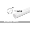 Bitspower Crystal Link Tube 16/12mm – 1000mm, baltas