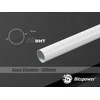 „Bitspower“ žalvarinis kietas vamzdelis be nuožulnos, 16 mm išorinis skersmuo, 500 mm, baltas