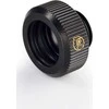 „Bitspower Touchaqua“ adapteris, jungtis: G1/4 colio AG - 14 mm išorinis kietojo vamzdžio skersmuo – 2 vnt. pakuotė, juodas
