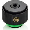Bitspower Touchaqua Manual Air Exhaust G1/4 Inch Female Thread – 2 Pack, Juodas
