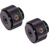 Bitspower Touchaqua Manual Air Exhaust G1/4 Inch Female Thread – 2 Pack, Juodas