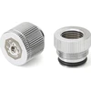Bitspower Touchaqua Vanduo Outlet G1/4 Inch Female Thread - 2 Pack, Sidabrinis