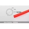 Bitspower Crystal Link vamzdelis 12/10 mm, ilgis 1000 mm – raudonas