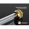 Bitspower Crystal Link Tube 12/10mm, Länge 500mm – transparent