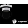 Bitspower sandarinimo kamštis G1/4 colio AG – plokščias, baltas