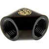 Bitspower adapteris 90 laipsnių G1/4 colio IG į G1/4 colio IG – matinės juodos spalvos