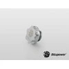 Bitspower Premium G1/4 Inch Stop Plug – shiny sidabrinis
