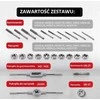 Bituxx Srieginių sriegtuvų ir štampomų rinkinys, 24 vnt. (M5-M12) metalinis korpusas