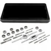 Bituxx Srieginių sriegtuvų ir štampomų rinkinys, 24 vnt. (M5-M12) metalinis korpusas