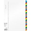 Biurfol Kartoniniai skirtukai Biurfol A4 formato A-Z abėcėlės tvarka