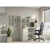 Biurko 4HouseDesign Rinkinys biuro Z. KUBA Drift Zes Baltas Mėlyna