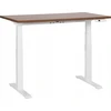 Beliani Biurko regulowane elektrycznie DESTINES Ruda/ balta 120 cm 72 cm