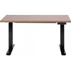 Beliani Biurko regulowane elektrycznie DESTINES Ruda/ juoda 120 cm 72 cm