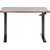 Beliani Biurko regulowane manualnie DESTINES Ruda/ juoda 120 cm 72 cm