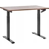 Beliani Biurko regulowane manualnie DESTINES Ruda/ juoda 120 cm 72 cm