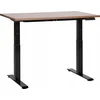 Beliani Biurko regulowane elektrycznie DESTINES Ruda/ juoda 120 cm 72 cm