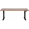 Beliani DESTINES elektra reguliuojamas rašomasis stalas, ruda/juoda, 160 cm, 72 cm
