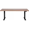 Beliani Biurko regulowane elektrycznie DESTINES Ruda/ juoda 180 cm 80 cm