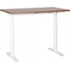 Beliani DESTINAS elektra reguliuojamas rašomasis stalas, ruda/balta, 120 cm, 72 cm