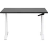 Beliani Biurko regulowane manualnie DESTINAS Juodas/ balta 120 cm 72 cm