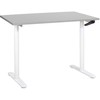 Beliani Biurko regulowane manualnie DESTINAS Pilka/ balta 120 cm 72 cm