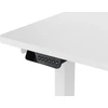 Beliani Kampinis elektra reguliuojamas stalas DESTINES, baltas, 160 cm 109 cm, dešininis